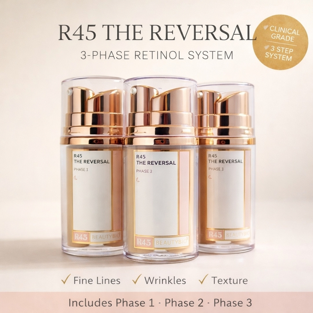 BeautyBio R45 The Reversal 3-Phase Retinol System - Gold